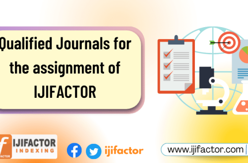 Qualified Journals for the assignment of IJIFACTOR
