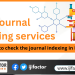 Free journal indexing services