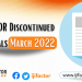 IJIFACTOR Discontinued journals March 2022